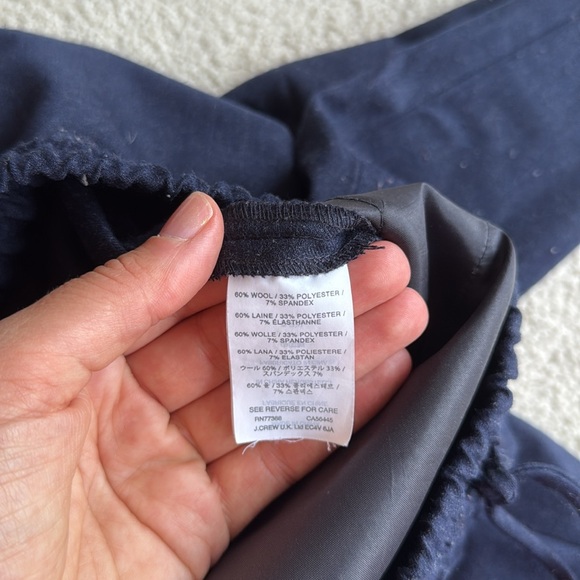 J. Crew Navy Woolblend Jogger Pants - Picture 3 of 5